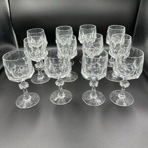 Vintage Nachtmann Bavarian Bleikristall Tall Stem Crystal Glasses – Set of 12
